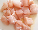お弁当用に！鶏ササミの甘だれ炒め作り方1写真