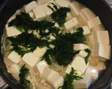 鯛と豆腐とあおさの潮煮作り方5写真