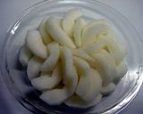 レンジで簡単♪梨のコンポート♪作り方1写真