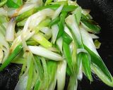 長ネギのおかかバター醤油炒め作り方3写真