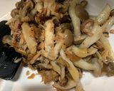 きのことツナの簡単ワンパン和風パスタ作り方2写真