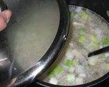 鶏と根野菜のごま味噌汁作り方3写真