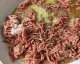 豚ひき肉そぼろ、ニラ入り餃子味。作り方4写真