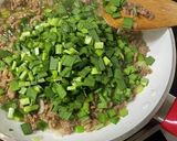 豚ひき肉そぼろ、ニラ入り餃子味。作り方11写真