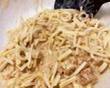 超低糖質！小麦粉不使用お好み焼き風♪作り方4写真