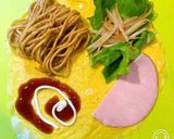 オムそばパタパタサンド作り方3写真