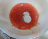 いちごの果汁を使ってピンクの大福作り方7写真