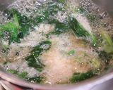 朝昼夕♪美味♪ほうれん草と蓮根の汁もの作り方3写真