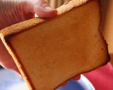 オーブンで★返しなしの冷凍食パン両面焼き作り方5写真