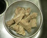 お肉がホロリ！大根とスペアリブのキムチ煮作り方2写真