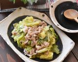 豚バラと春キャベツのやわらか炒め煮作り方5写真
