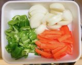 鶏もも肉と彩り野菜の甘酢あん作り方2写真