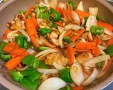 鶏もも肉と彩り野菜の甘酢あん作り方6写真