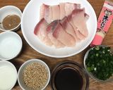 ブリのごま漬け丼にんにく風味作り方1写真