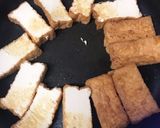厚揚げと小松菜炒めトマト&そぼろ&チーズ作り方6写真