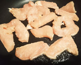 ★とりむね肉となすの炒め★作り方4写真