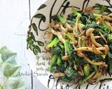 旬！ちぢみほうれん草＆しめじバター炒め作り方7写真