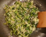 かぶの葉とじゃこの油揚げ焼き作り方3写真