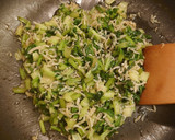 かぶの葉とじゃこの油揚げ焼き作り方3写真