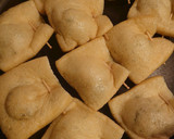 かぶの葉とじゃこの油揚げ焼き作り方5写真