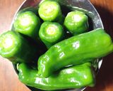 ししとうと茗荷のソテー　作り方1写真