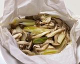 鱈と茸のバターぽん酢レンジ蒸し作り方8写真