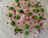 旬を味わう！鯛と菜の花のカルパッチョ作り方4写真