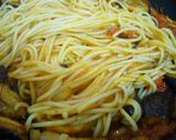 なすとチーズのパスタ withベーコン作り方5写真