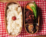 お弁当★卵不要★ダイエット茸ハンバーグ作り方4写真