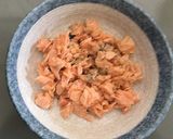鮭と卵と枝豆のカレー作り方5写真