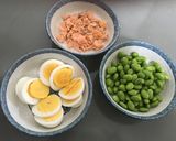 鮭と卵と枝豆のカレー作り方10写真