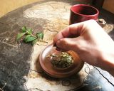 サザンカの葉茶作り方3写真