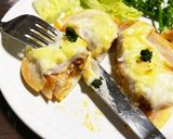 ギョーザの皮でミルフィーユオーブン焼き作り方9写真