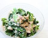 ヘルシーで美味しい【ほうれん草の豆腐和え作り方6写真