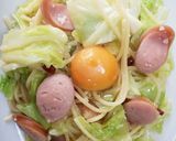 【簡単】ペペたまパスタ【減塩】作り方8写真
