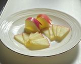 超ミニミニりんごのうさぎ（おまけの扇）作り方6写真