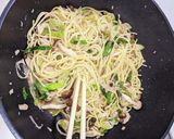 フライパン1つ!ツナとねぎの和風パスタ作り方5写真