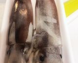イカ　下足のガーリックバター　ゴロ焼き作り方1写真