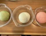 ひな祭りに★すみっこぐらし３色だんごパン作り方7写真