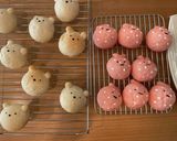 ひな祭りに★すみっこぐらし３色だんごパン作り方25写真