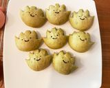 ひな祭りに★すみっこぐらし３色だんごパン作り方26写真