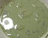 白玉入り抹茶ババロアONあいすまんじゅう作り方3写真