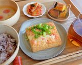 超簡単♪厚揚げ明太子マヨ焼き作り方4写真