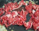 牛肉と絹揚げのすき焼き風煮♪少しの牛肉で作り方3写真