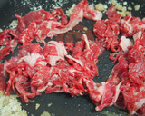 牛肉と絹揚げのすき焼き風煮♪少しの牛肉で作り方3写真
