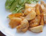 むね肉とカブの生姜焼き♪カブが甘く美味♪作り方5写真
