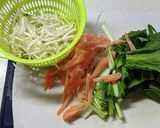 小松菜炒め作り方1写真