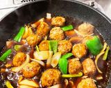 揚げ肉団子の甘酢あん作り方6写真