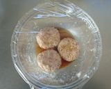 レンジで簡単☆お弁当に・和風ハンバーグ。作り方4写真