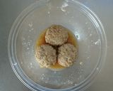 レンジで簡単☆お弁当に・和風ハンバーグ。作り方5写真
